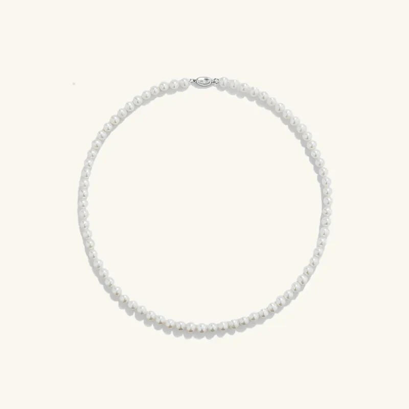 Charming Freshwater Pearl Strand Necklace 6-6.5mm 18" sold by Jescojes
