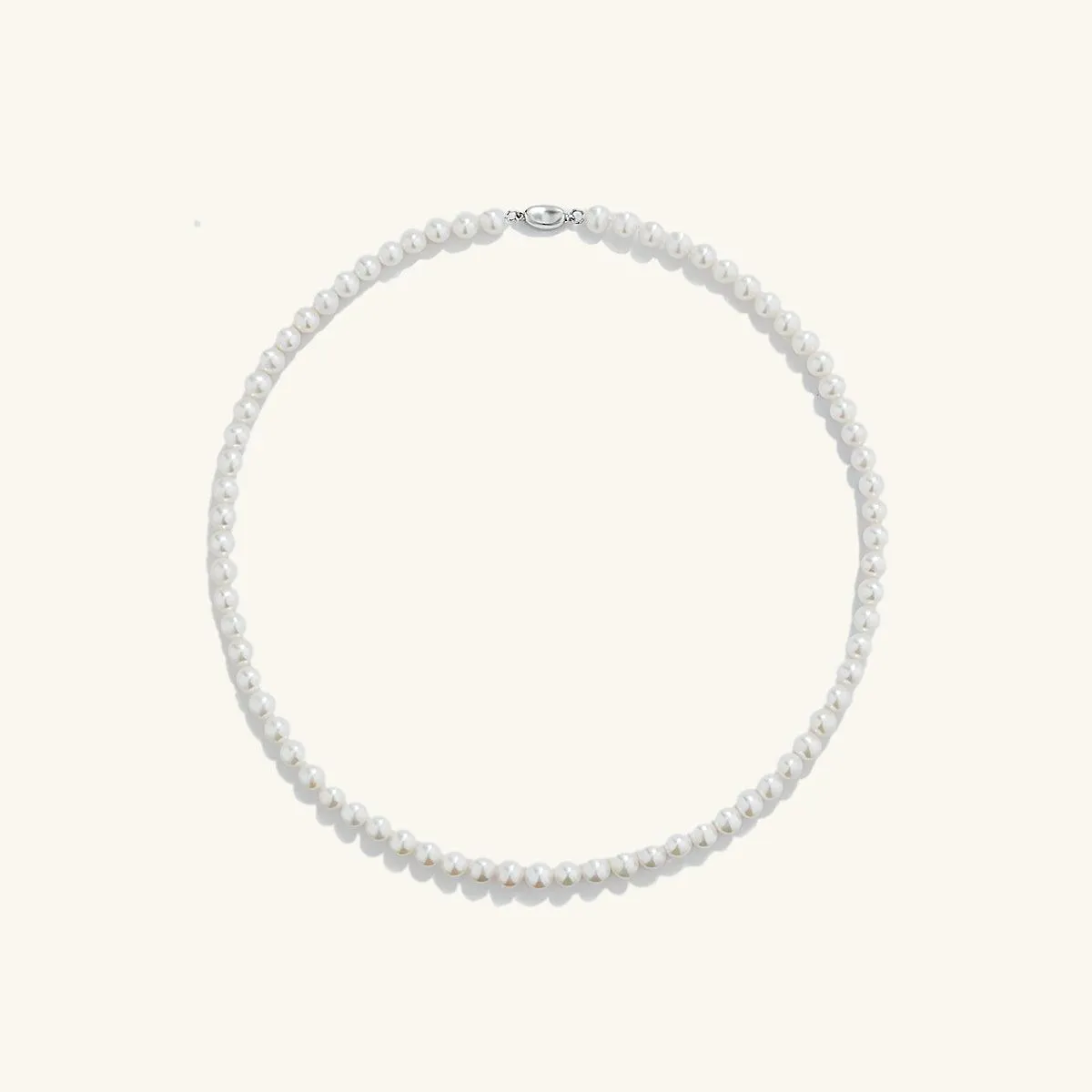 Charming Freshwater Pearl Strand Necklace 6-6.5mm 18" sold by Jescojes