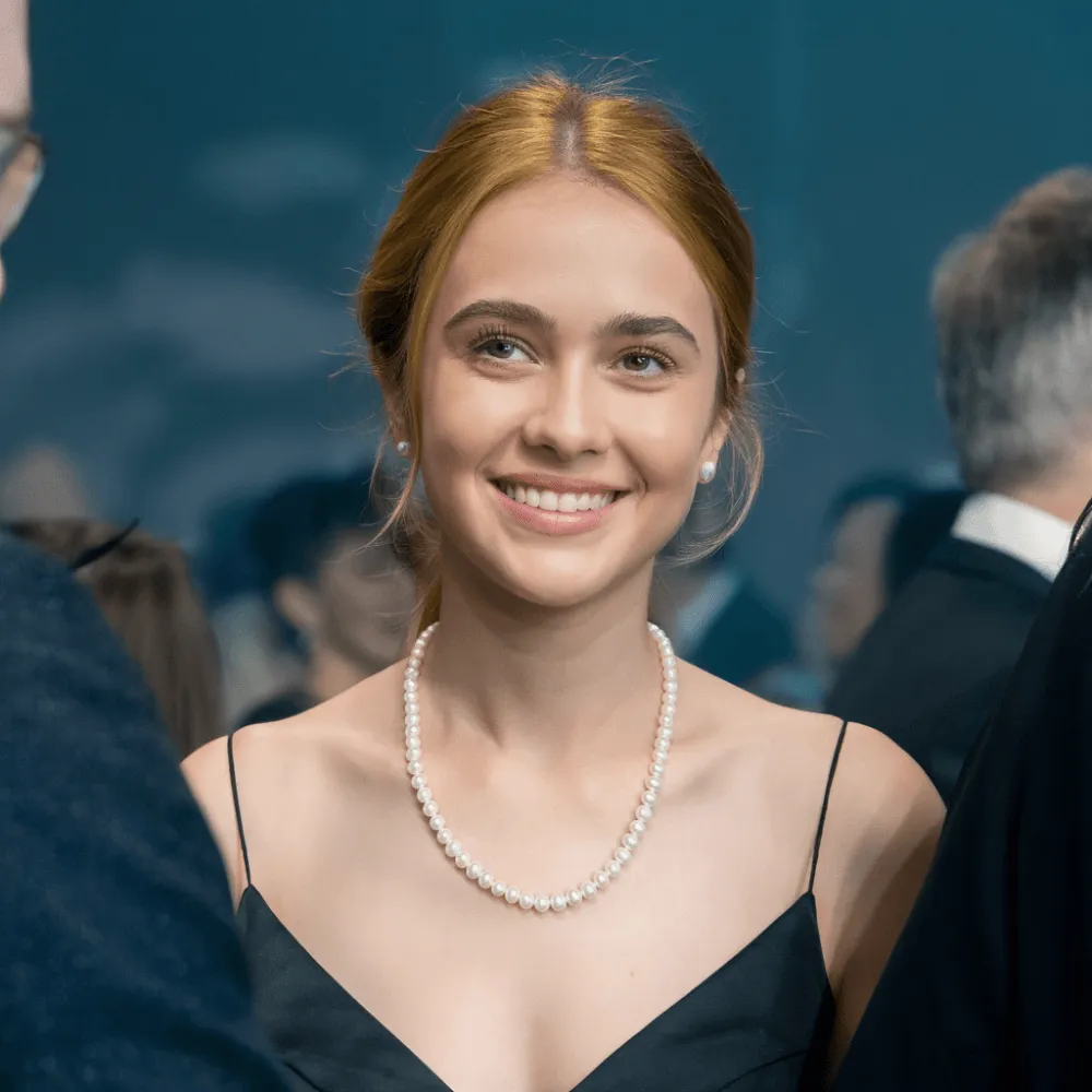 Charming Freshwater Pearl Strand Necklace 6-6.5mm 18" sold by Jescojes product image thumbnail 3