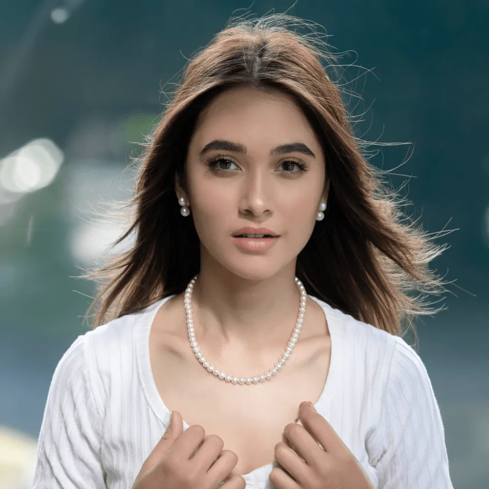 Charming Freshwater Pearl Strand Necklace 6-6.5mm 16" sold by Jescojes product image thumbnail 4