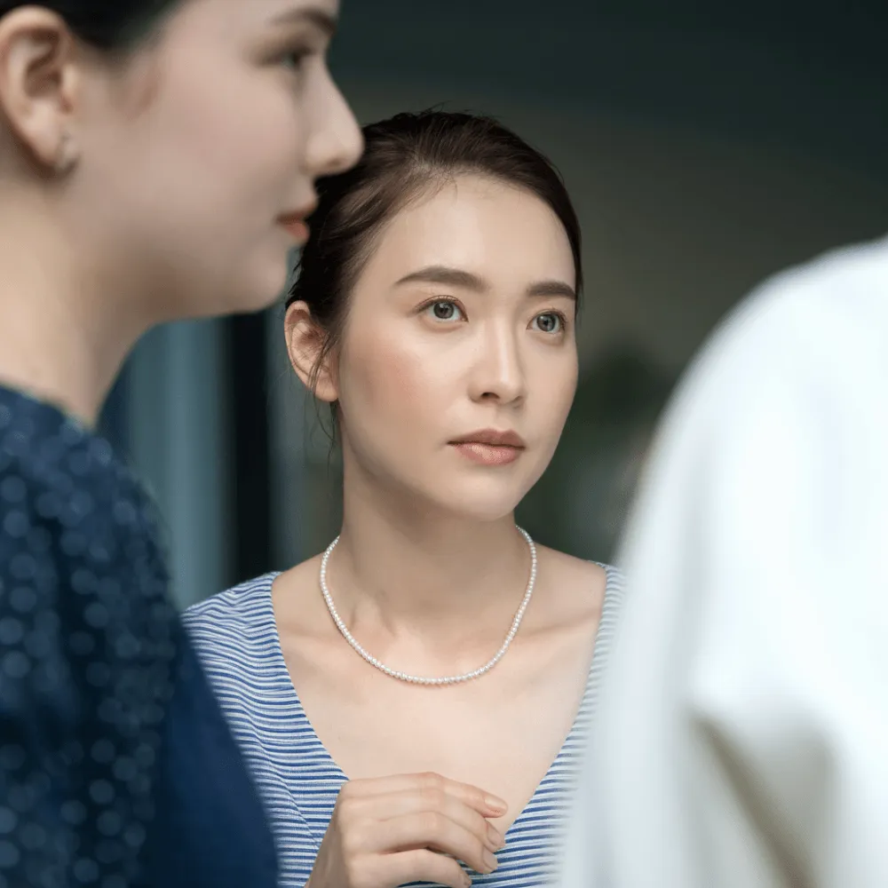 Charming Freshwater Pearl Strand Necklace 3-3.5mm 16"-18" sold by Jescojes product image thumbnail 4