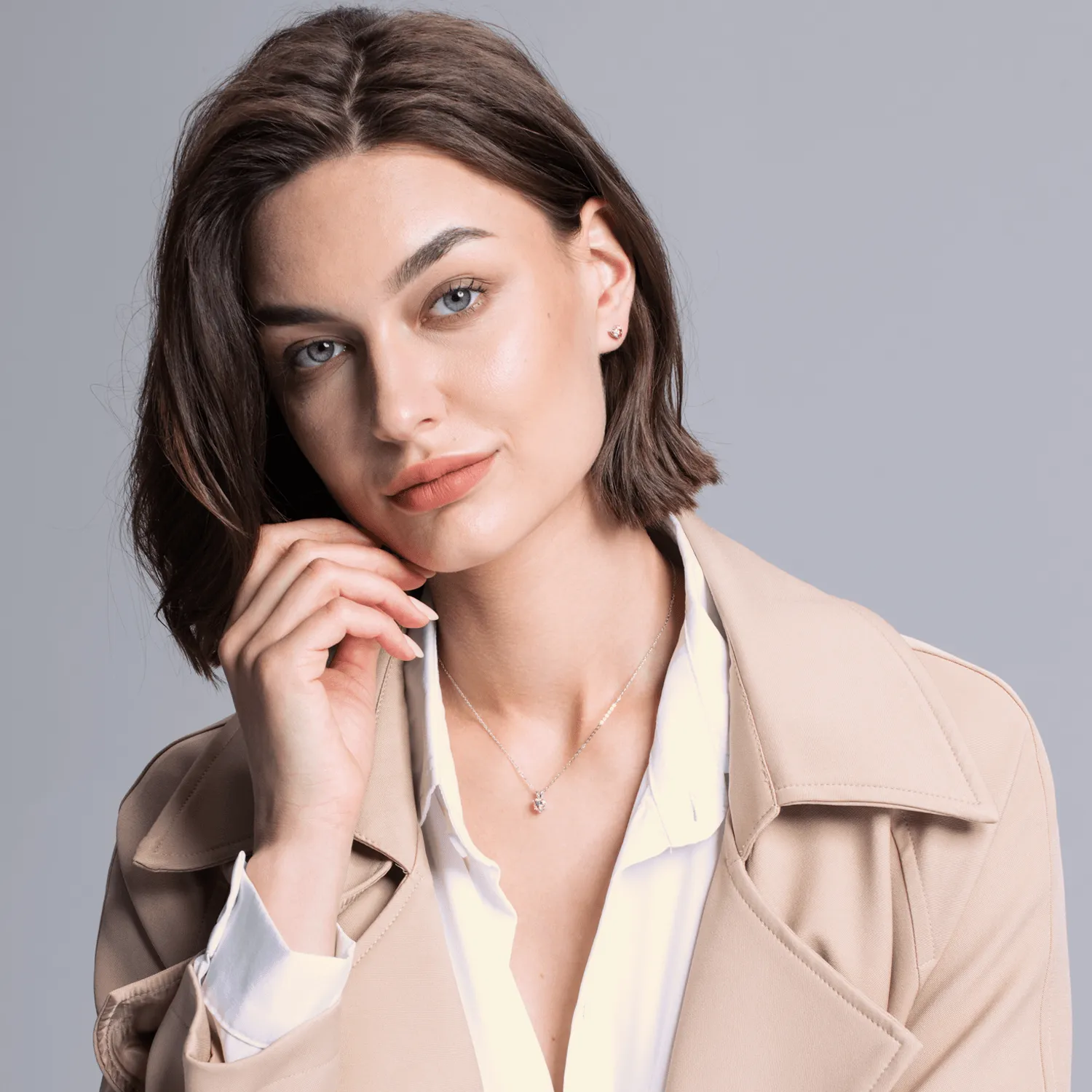 Premium Moissanite Romantic Heart Pendant Necklace sold by Jescojes product image thumbnail 4