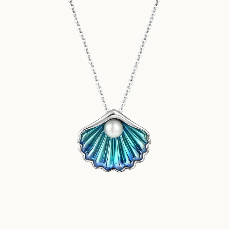 Sweety Round Pearl Pendant Necklace sold by Jescojes
