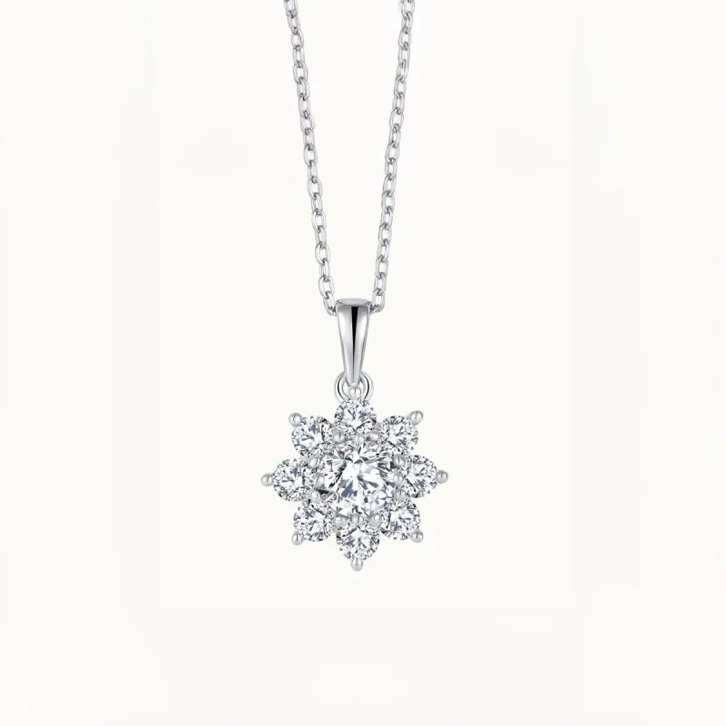 Sparkling Sunflower Pendant Necklace sold by Jescojes