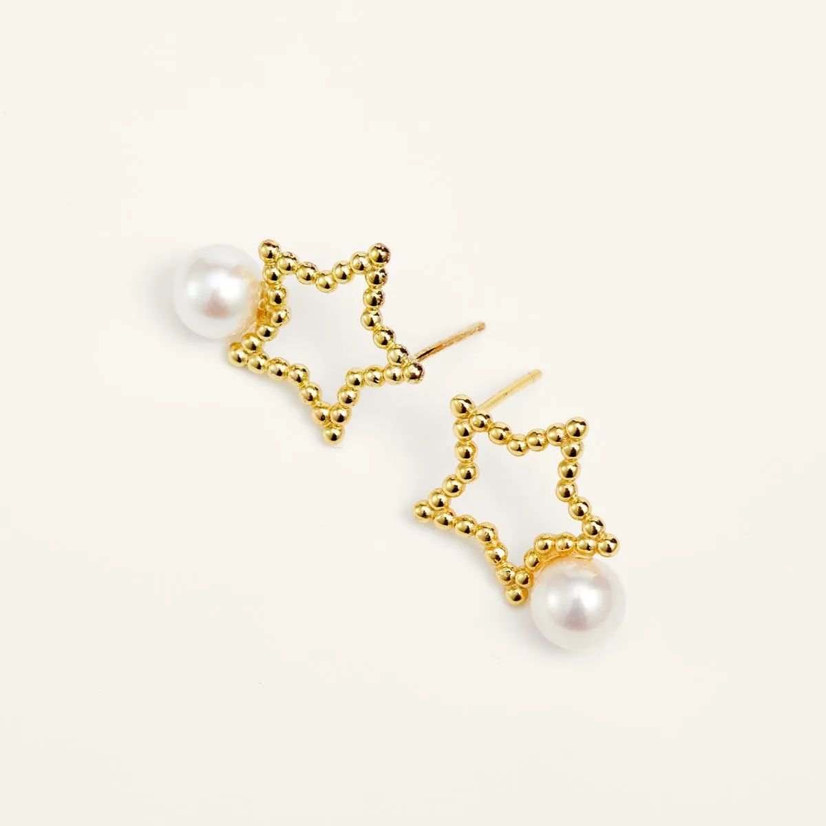Lucky Star AAAA Freshwater Pearl Earrings sold by Jescojes product image thumbnail 4