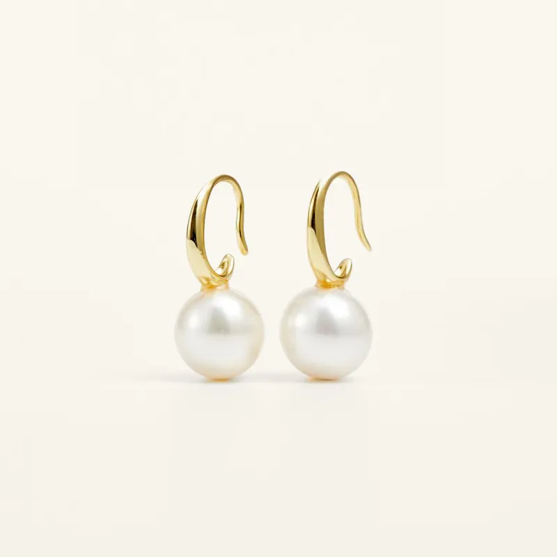 Charismatic AAAA Freshwater Pearl Drop Earrings sold by Jescojes
