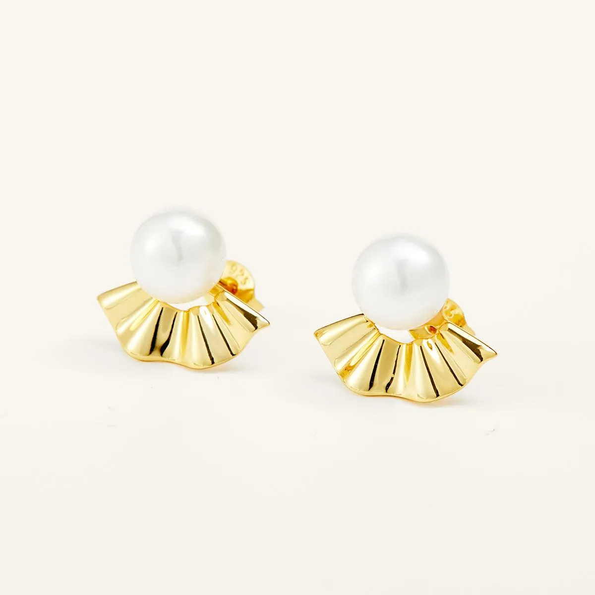 Exquisite Pearl Stud Earrings sold by Jescojes