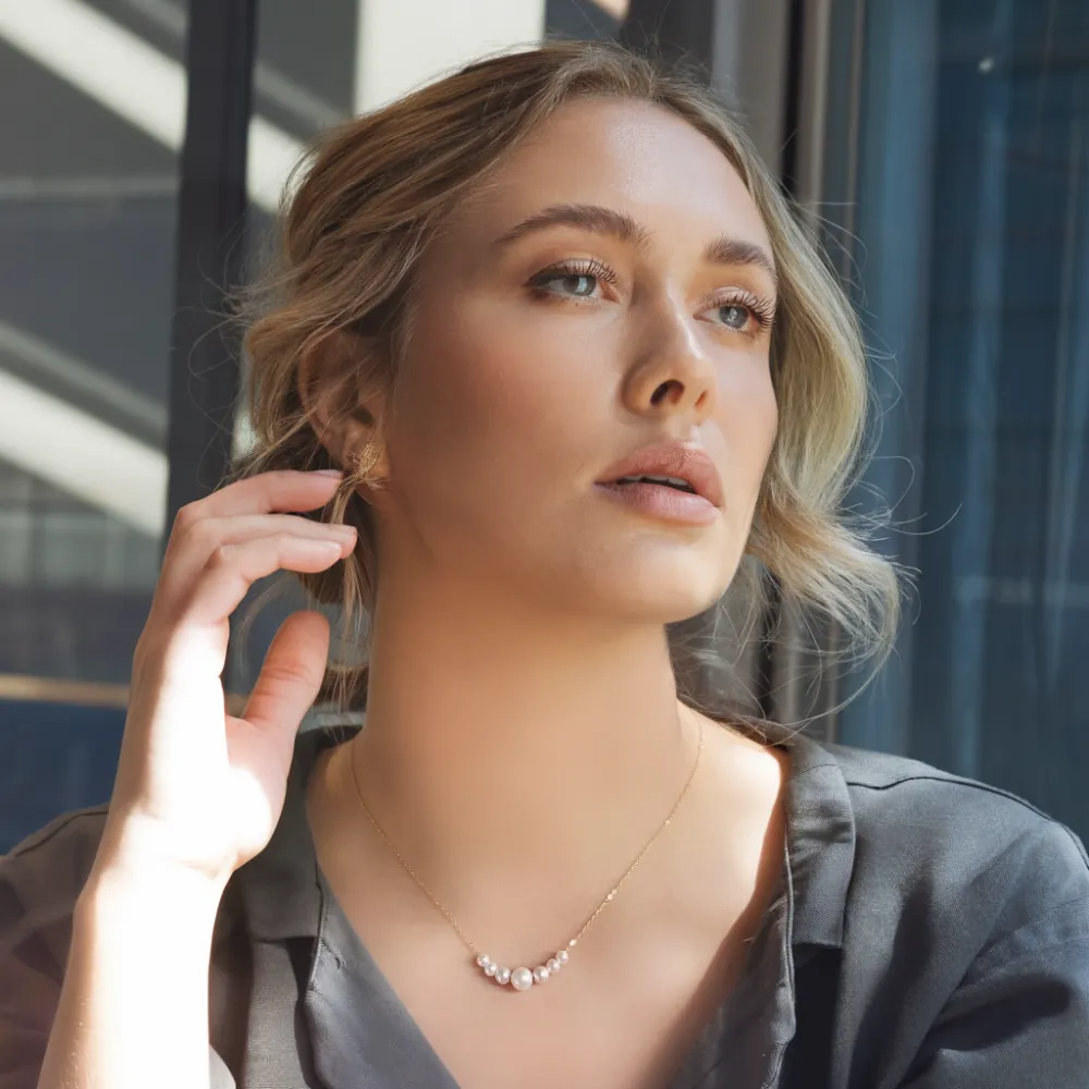 Charming Smile AAAA Freshwater Pearl Pendant Necklace sold by Jescojes product image thumbnail 5