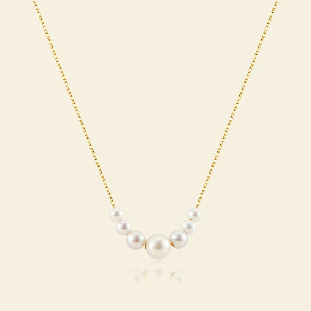 Charming Smile AAAA Freshwater Pearl Pendant Necklace sold by Jescojes