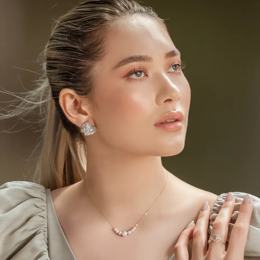 Charming Smile AAAA Freshwater Pearl Pendant Necklace sold by Jescojes product image thumbnail 2