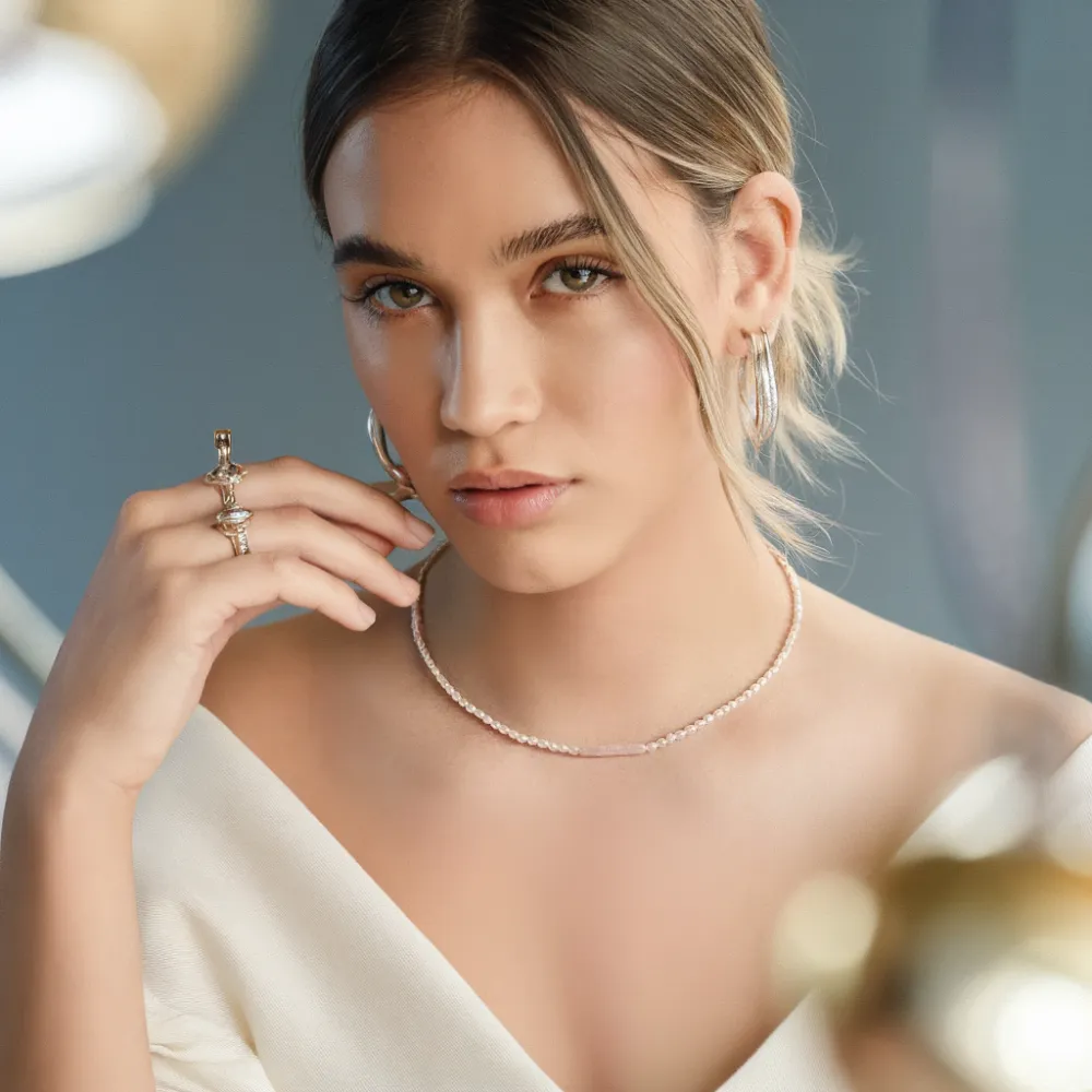 Chic Keshi Pearl Strand Necklace sold by Jescojes product image thumbnail 2