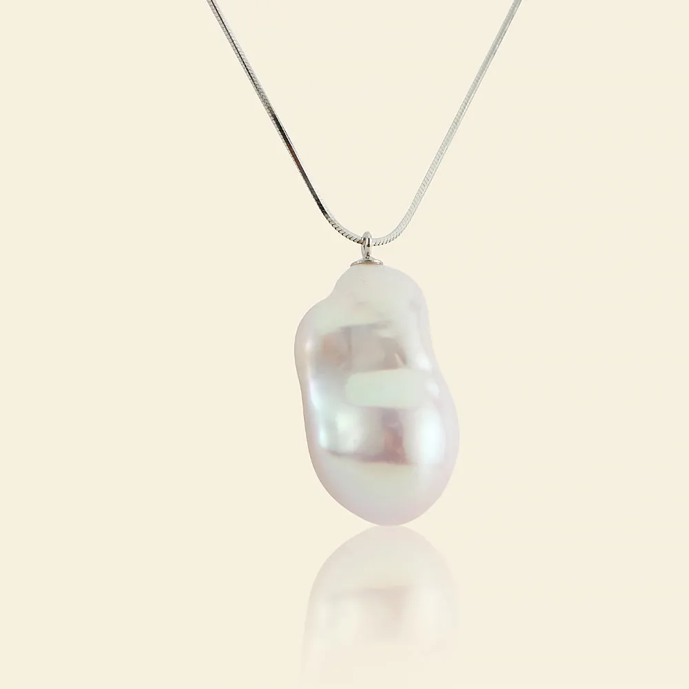 Dynamic Baroque Pearl Pendant Necklace sold by Jescojes product image thumbnail 3