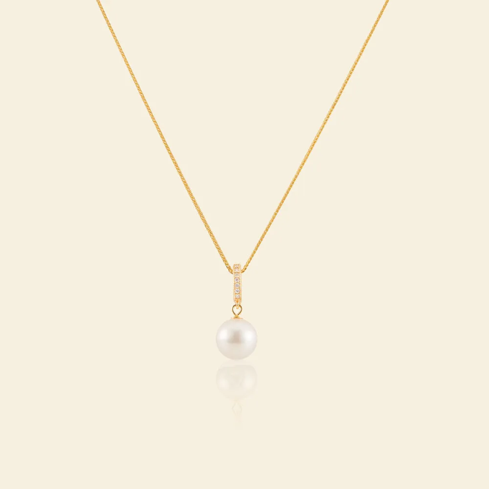 Shining AAAA Freshwater Pearl Pendant Necklace sold by Jescojes product image thumbnail 3