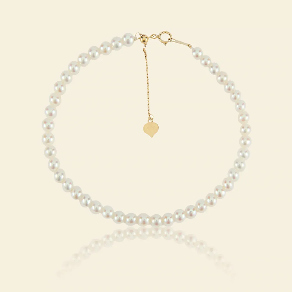 Charismatic AAA Freshwater Pearl Bracelet 3.5-4mm sold by Jescojes