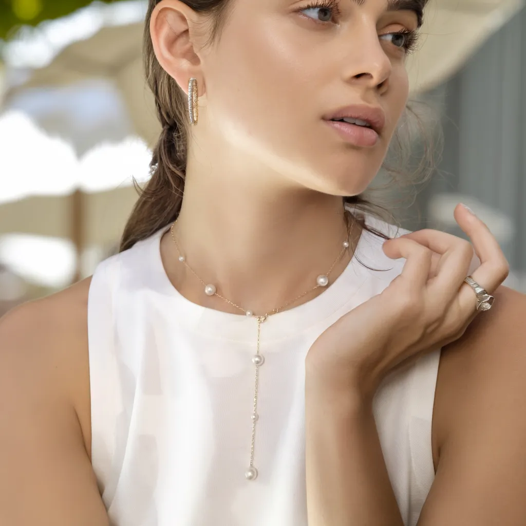 Starry Night AAA Freshwater Pearl Necklace sold by Jescojes product image thumbnail 3