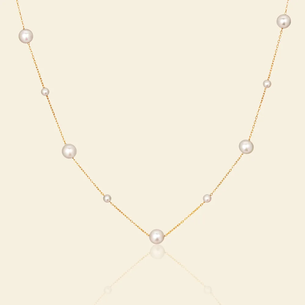 Starry Night AAA Freshwater Pearl Necklace sold by Jescojes