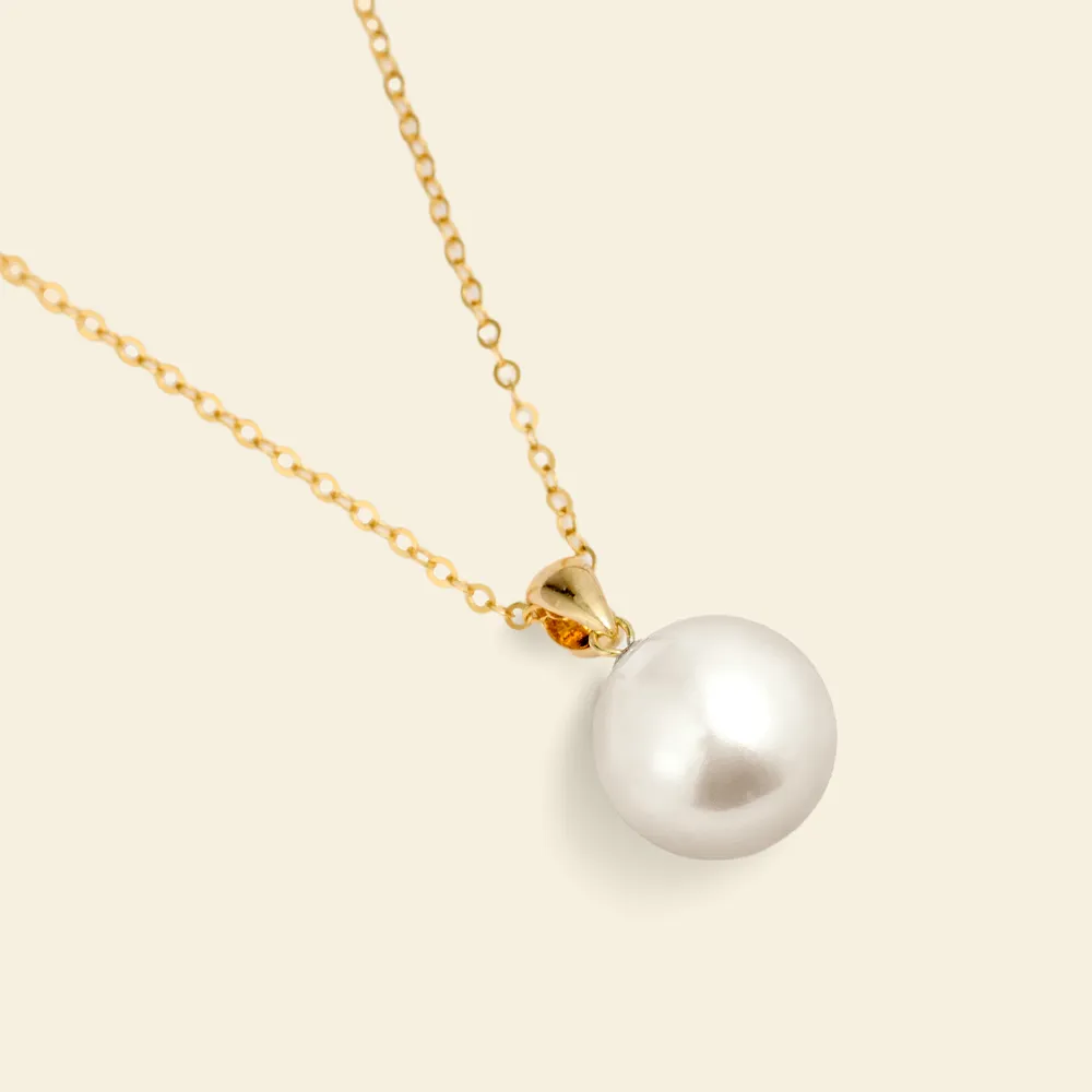 Lustrous AAAA Pearl Pendant Necklace sold by Jescojes product image thumbnail 3