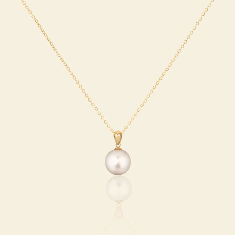 Lustrous AAAA Pearl Pendant Necklace sold by Jescojes