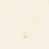 18K Gold AAAA Pearl V-Bale Pendant Necklace sold by Jescojes