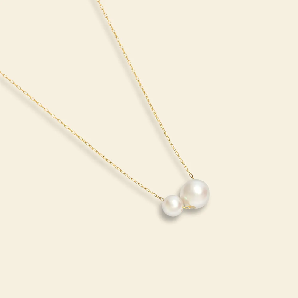 Charismatic 18K Gold Akoya Pearls Pendant Necklace sold by Jescojes product image thumbnail 3