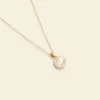 Shining South Sea Gold Pearl 18K Gold Pendant Necklace sold by Jescojes