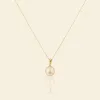 Shining South Sea Gold Pearl 18K Gold Pendant Necklace sold by Jescojes