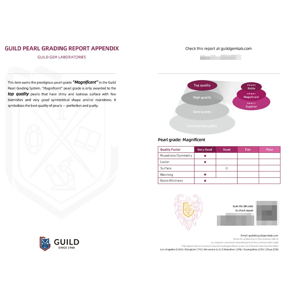 Shining Akoya Pearl 18K Gold Pendant Necklace sold by Jescojes product image thumbnail 5