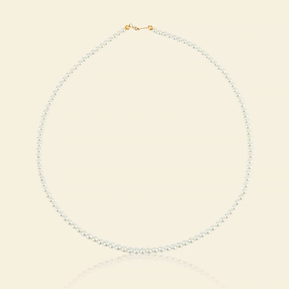 Noble Freshwater Pearl Strand Necklace 3.5-4mm 17" sold by Jescojes product image thumbnail 3