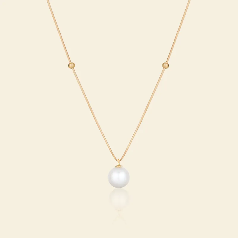 Elegant Beauty AAAA-Grade Pearl Pendant Necklace sold by Jescojes