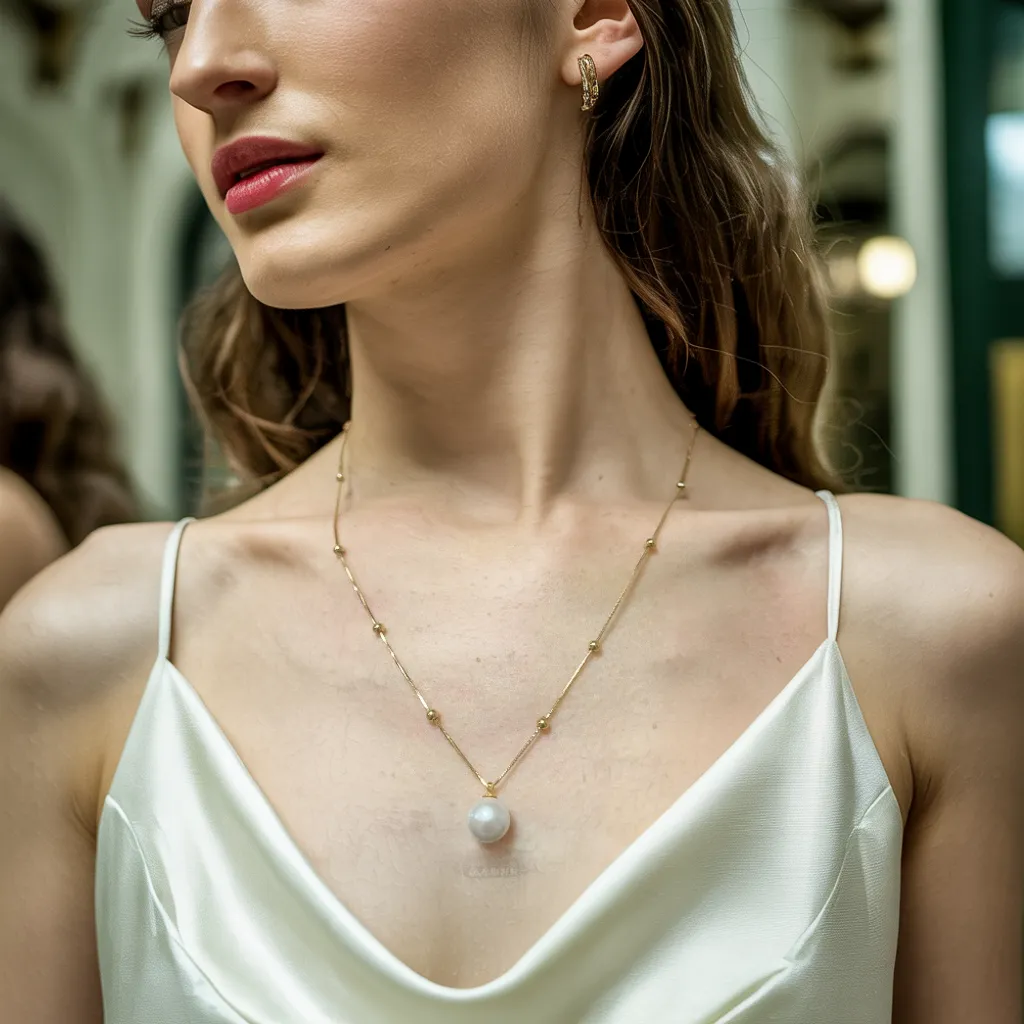 Elegant Beauty AAAA-Grade Pearl Pendant Necklace sold by Jescojes product image thumbnail 2