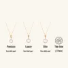 18K Gold AAAA Pearl Waterdrop Pendant Necklace sold by Jescojes