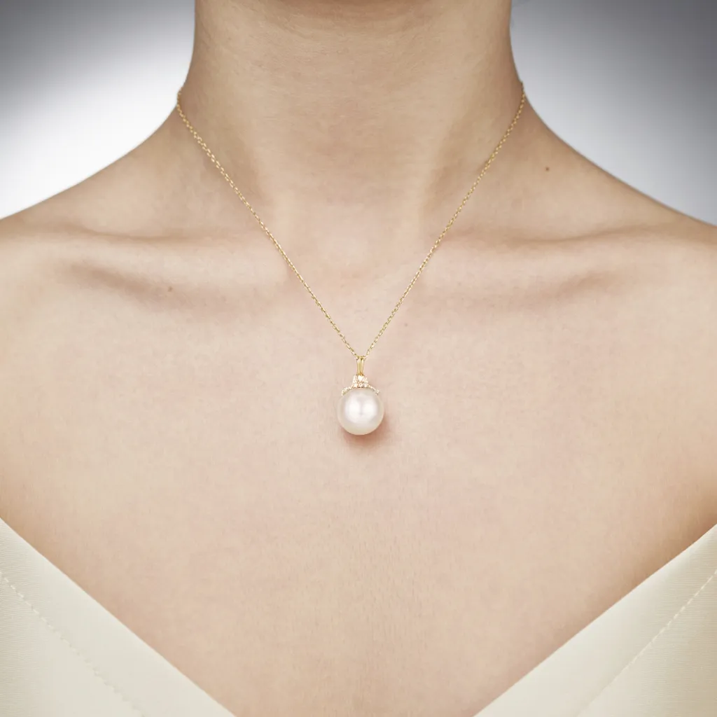 Radiance AAAA Pearl Pendant Necklace sold by Jescojes product image thumbnail 2