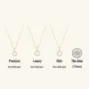 18K Gold AAAA Pearl Vogue Pendant Necklace sold by Jescojes
