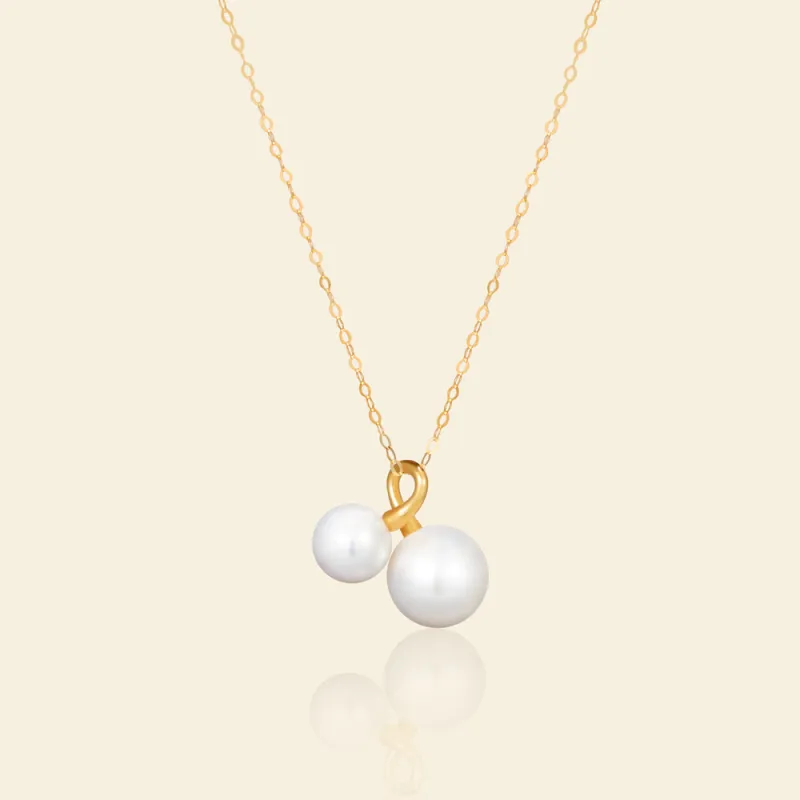 Lustrous Harmony Pearls Pendant Necklace sold by Jescojes