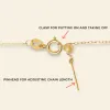 18K Gold Balanced Delta Pearl Pendant Necklace sold by Jescojes