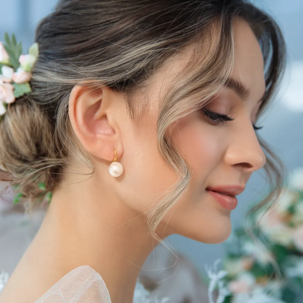 The Charming | Akoya Pearl Drop Earrings sold by Jescojes product image thumbnail 3