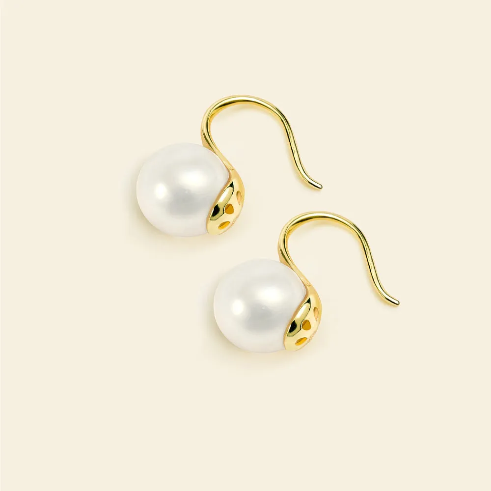 The Charming | Akoya Pearl Drop Earrings sold by Jescojes