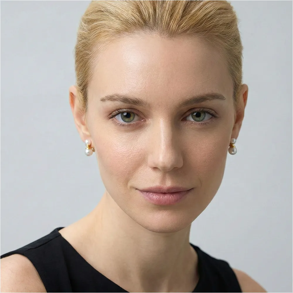 Duo Elegance Akoya Pearl Earrings sold by Jescojes product image thumbnail 3