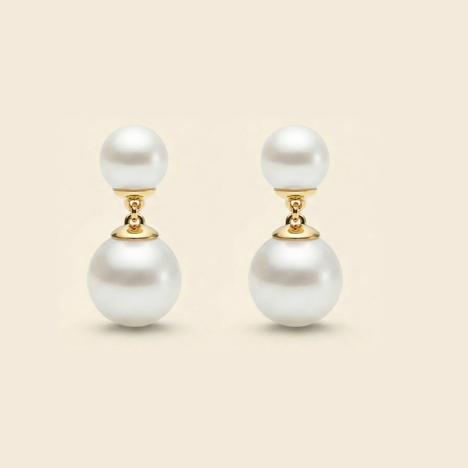 Duo Elegance Akoya Pearl Earrings sold by Jescojes