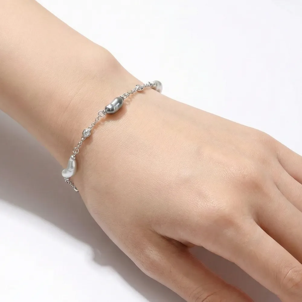 Organic Luxury Tahitian Keshi Pearl Bracelet sold by Jescojes product image thumbnail 2