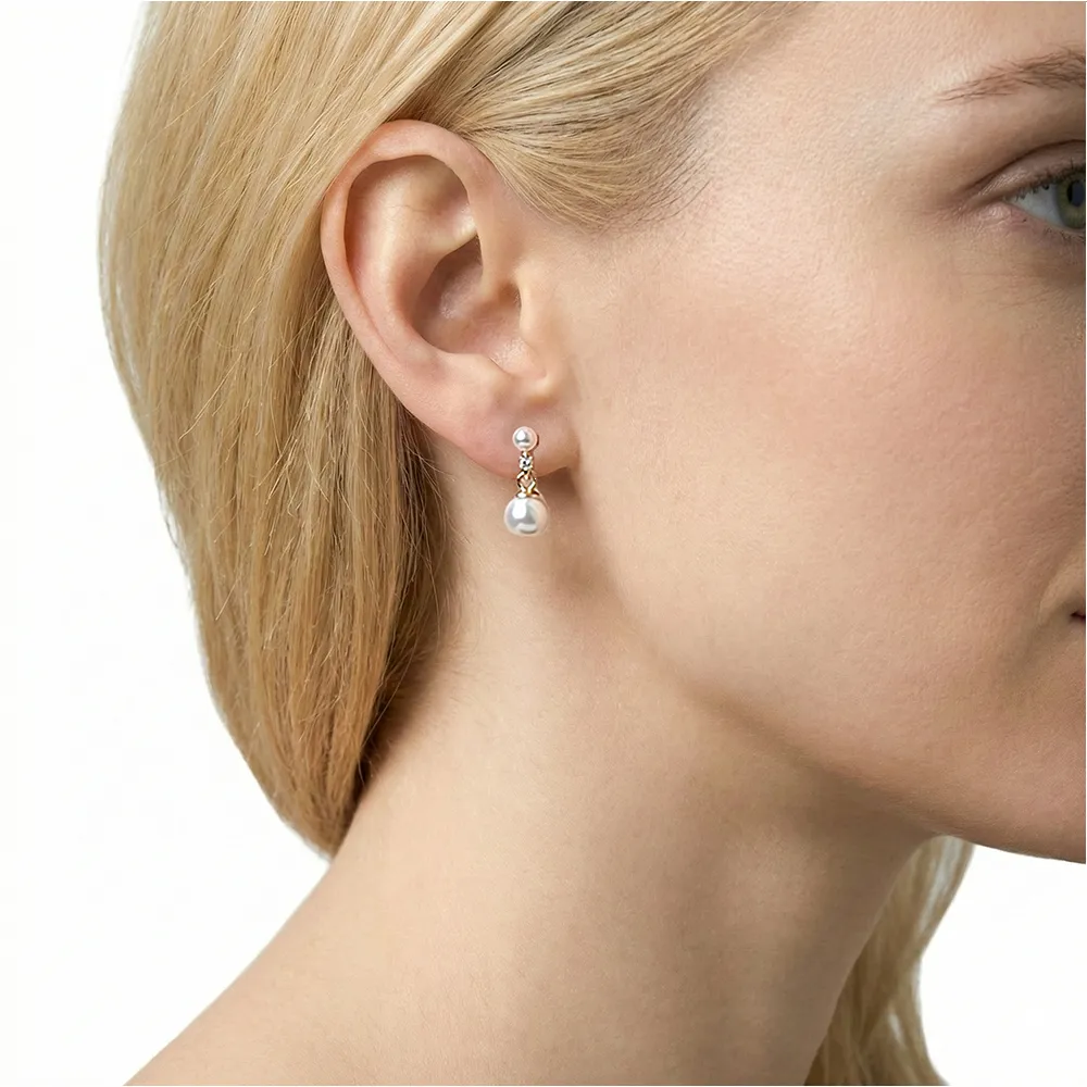 Luminous AAAA Akoya Pearl Earrings sold by Jescojes product image thumbnail 2