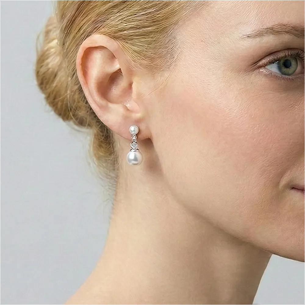 Luminous AAAA Akoya Pearl Earrings sold by Jescojes product image thumbnail 5