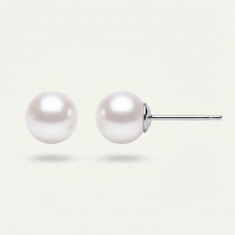 The Essential | Akoya Pearl Stud Earrings made by Jescojes