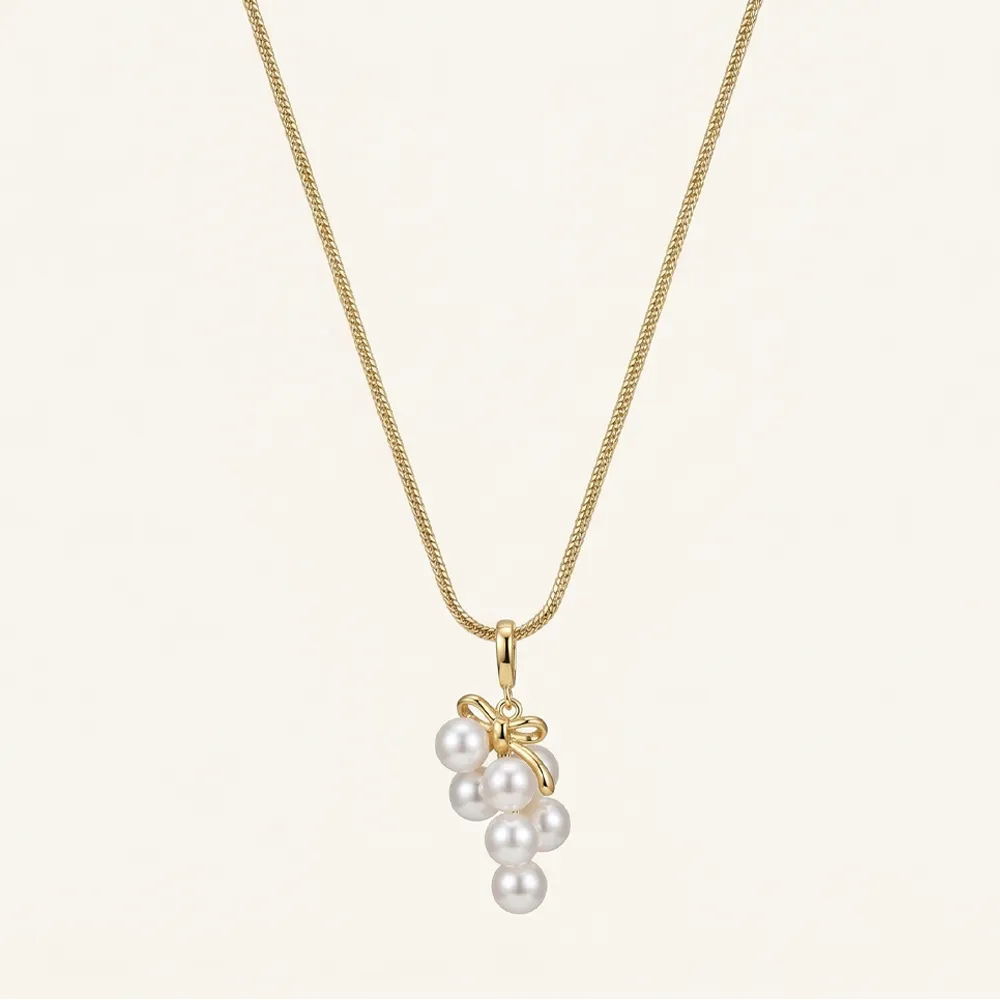 The Cascade | Convertible Pearl Pendant Necklace sold by Jescojes
