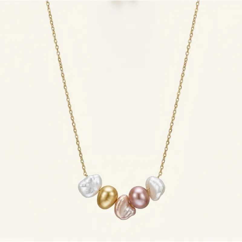 Le Sourire | Baroque Pearl Necklace made by Crockett & Jones