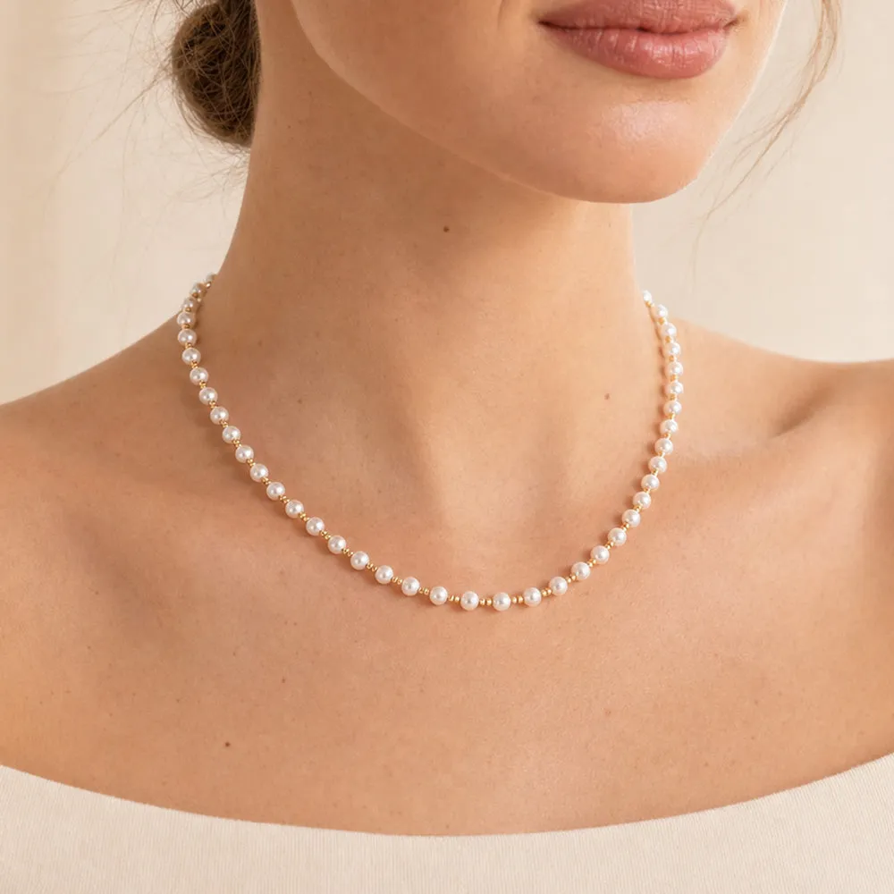 L'Aube | Aurora Pearl Necklace sold by Jescojes product image thumbnail 2
