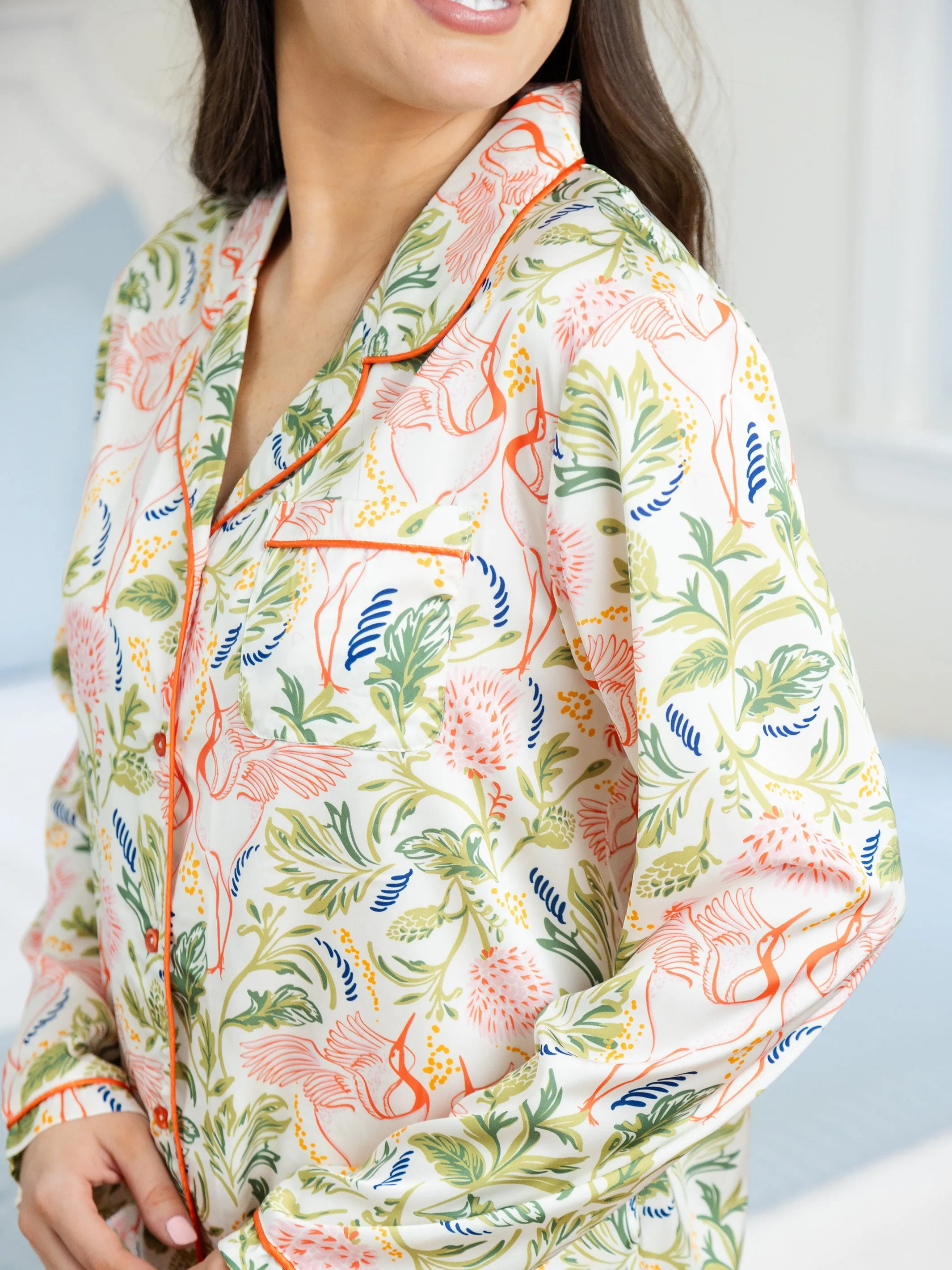 Women's Satin Charlotte Pants Set | Strike A Pose sold by Mary Square