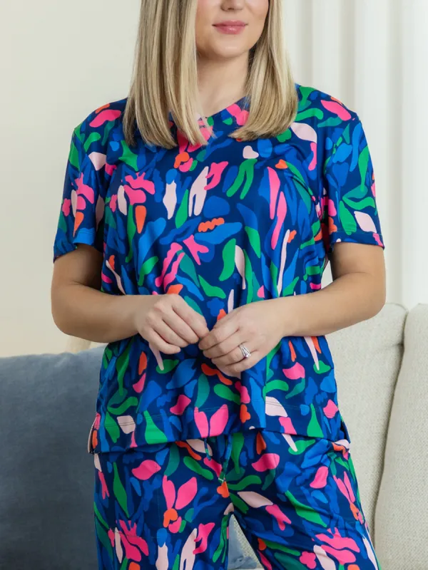 Women's Alli Pants Set | Wishing Pool Navy sold by Mary Square