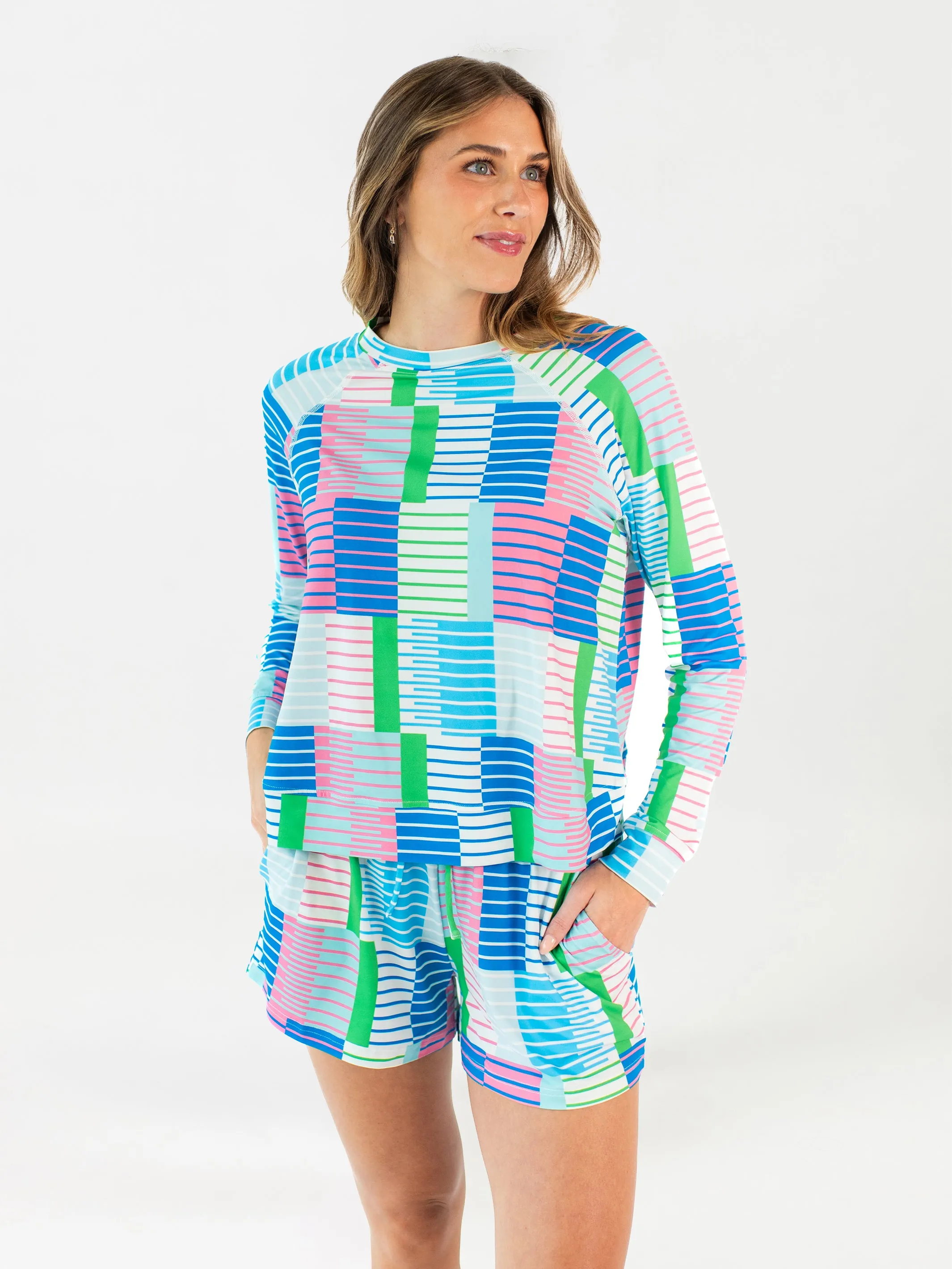 FINAL SALE - Women's Annie Shorts Set | Yacht Club sold by Mary Square