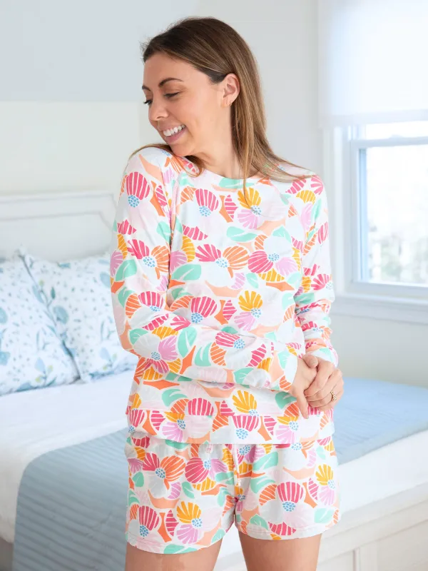 FINAL SALE - Women's Annie Shorts Set | Afternoon Showers sold by Mary Square